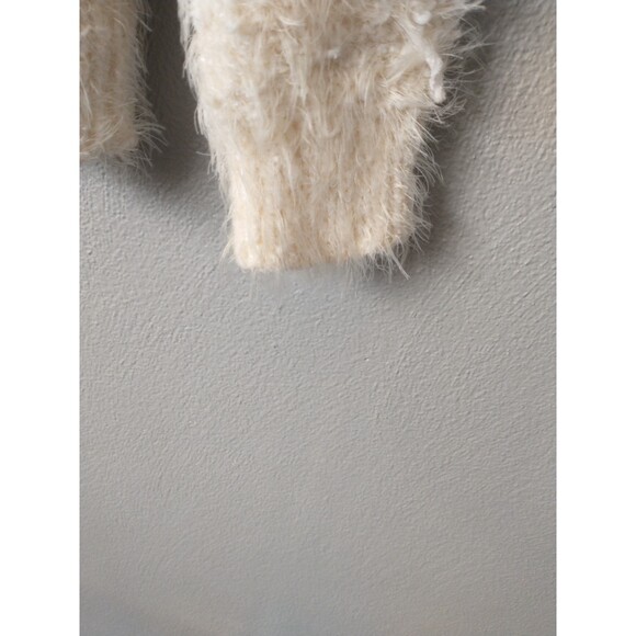 DayTrip Distressed Striped Fuzzy Sweater Sz S - Picture 4 of 7